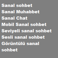 sanal sohbet